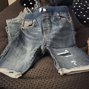 Old Navy Distressed Blue Kids Denim Shorts